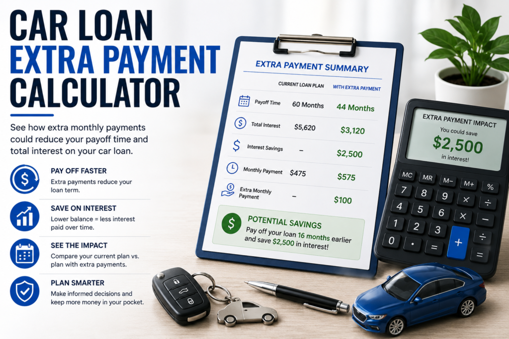 Car Loan Extra Payment Calculator