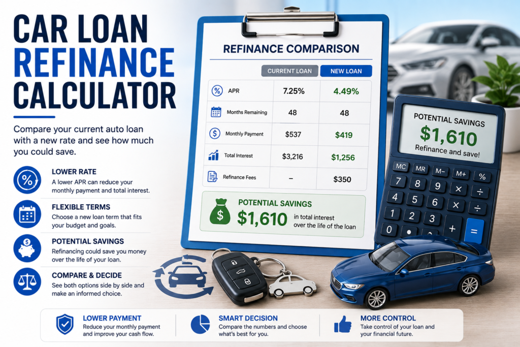Car Loan Refinance Calculator